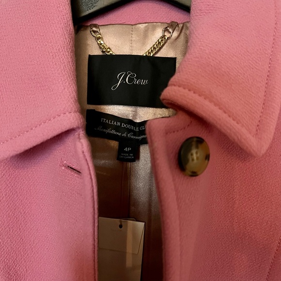 Retro Pink Lady Day Coat in Italian Double-Cloth Wool with Thinsulate - Picture 4 of 6